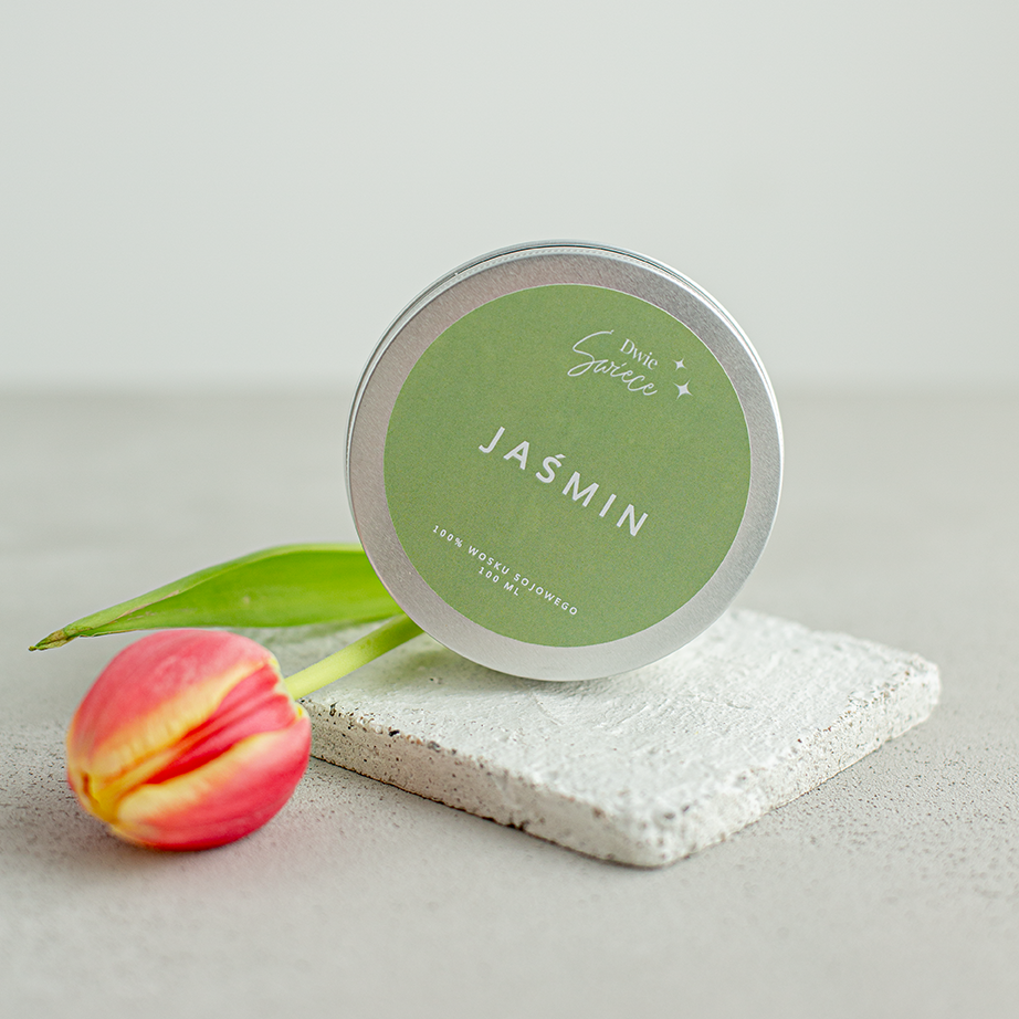 Świeca sojowa Jaśmin 180ml - obrazek 2