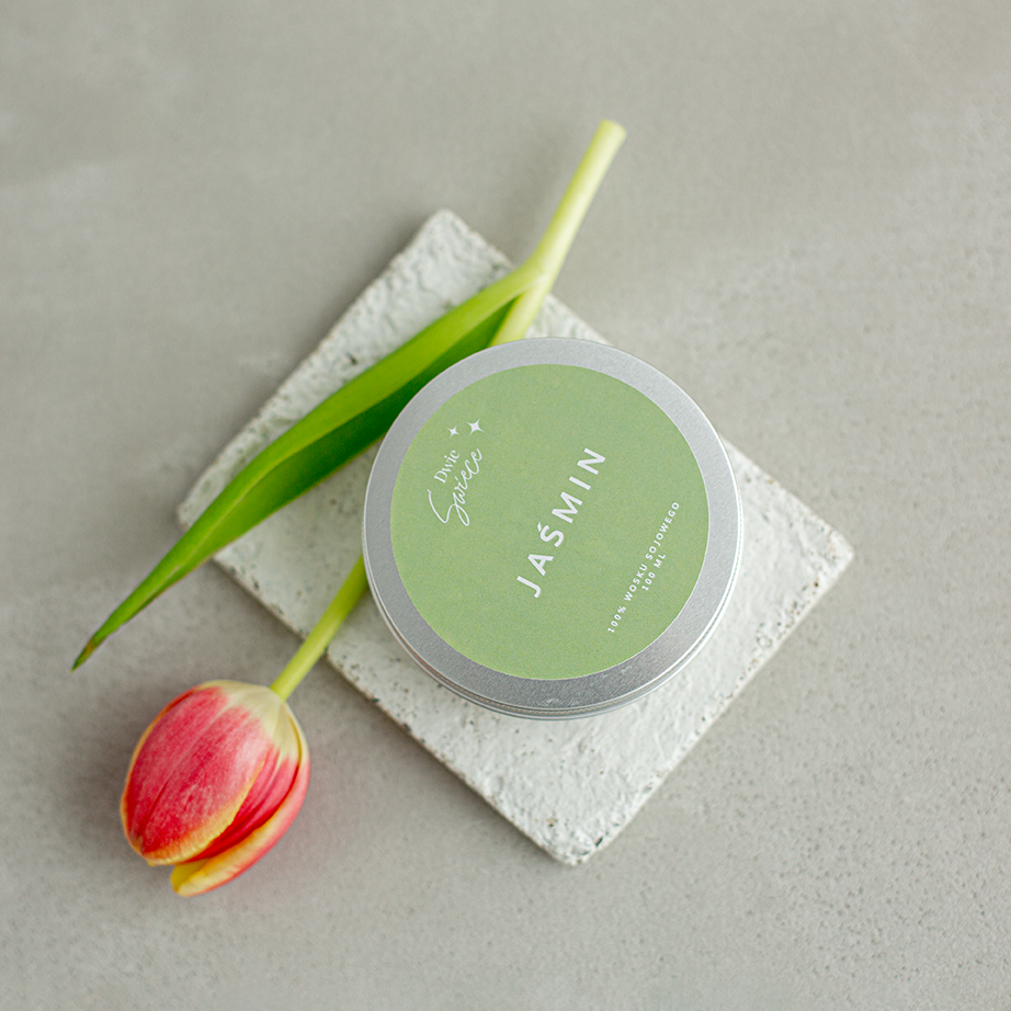 Świeca sojowa Jaśmin 180ml - obrazek 3