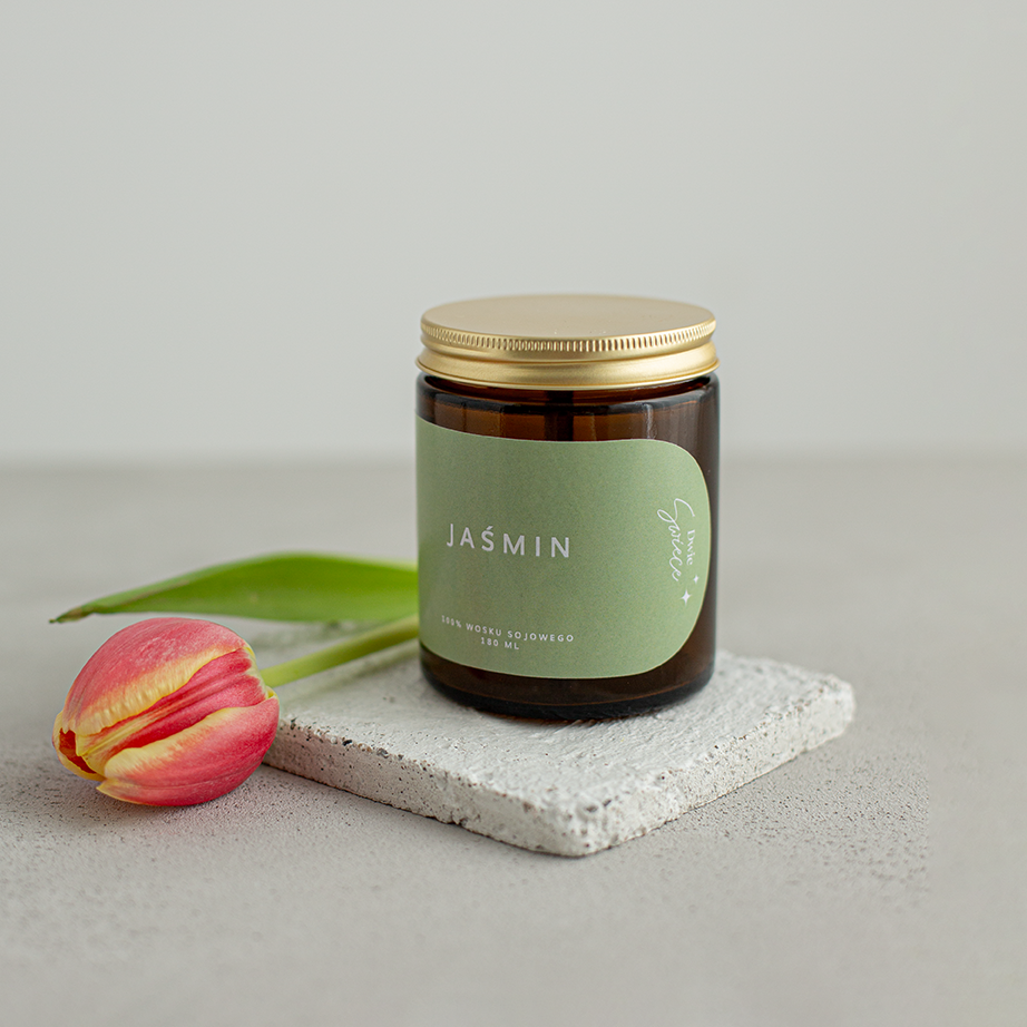 Świeca sojowa Jaśmin 180ml - obrazek 8