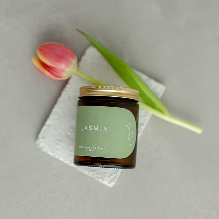 Świeca sojowa Jaśmin 180ml - obrazek 9
