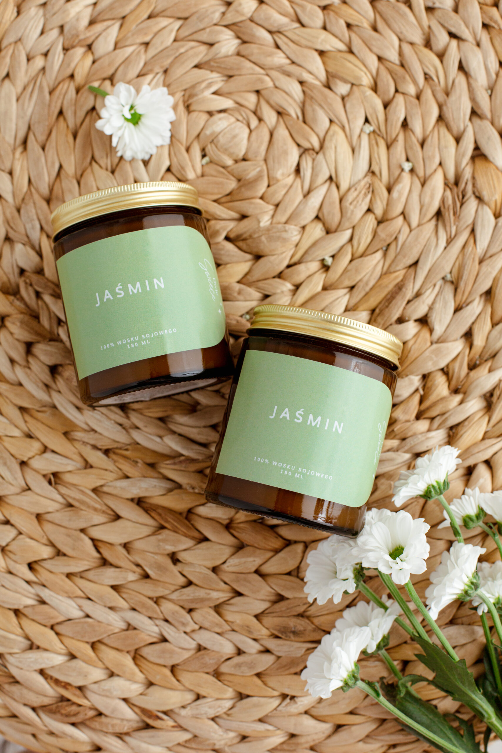 Świeca sojowa Jaśmin 180ml