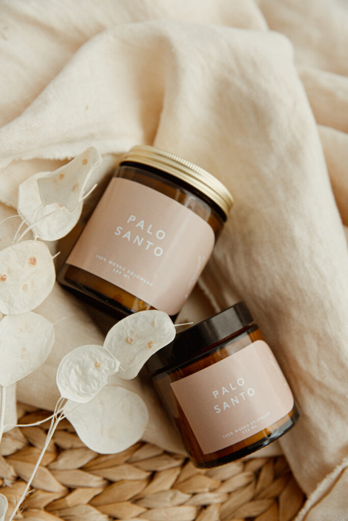 palo santo świeczka zapachowa świeca sojowa